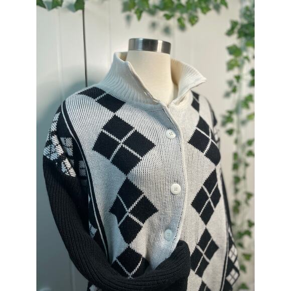 Mens Vintage Partners by Mervyns Button Up Sweater SZ 20W - Picture 1 of 16